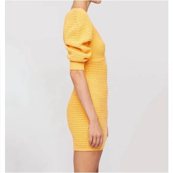 NWT A.L.C. Gigi crocheted dress in apricot blossom